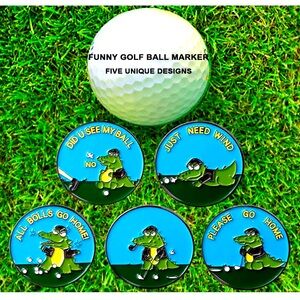 NWT - 2 Packs Magnetic Golf Ball Marker~Hat Clip~Coin Ball Marker for Men Women
